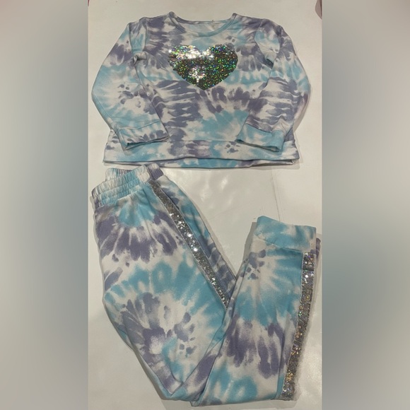Girls Set sequin pants and sweater, Size 8 - Picture 4 of 4
